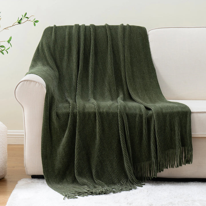 Channel Chenille Throw