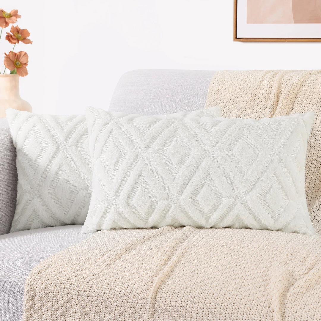 Velura Diamond Knit Cushion Cover