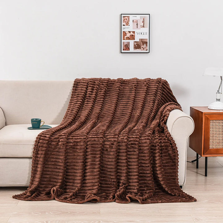 Ripple Plush Throw
