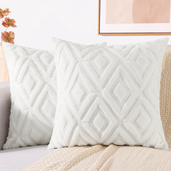 Velura Diamond Knit Cushion Cover