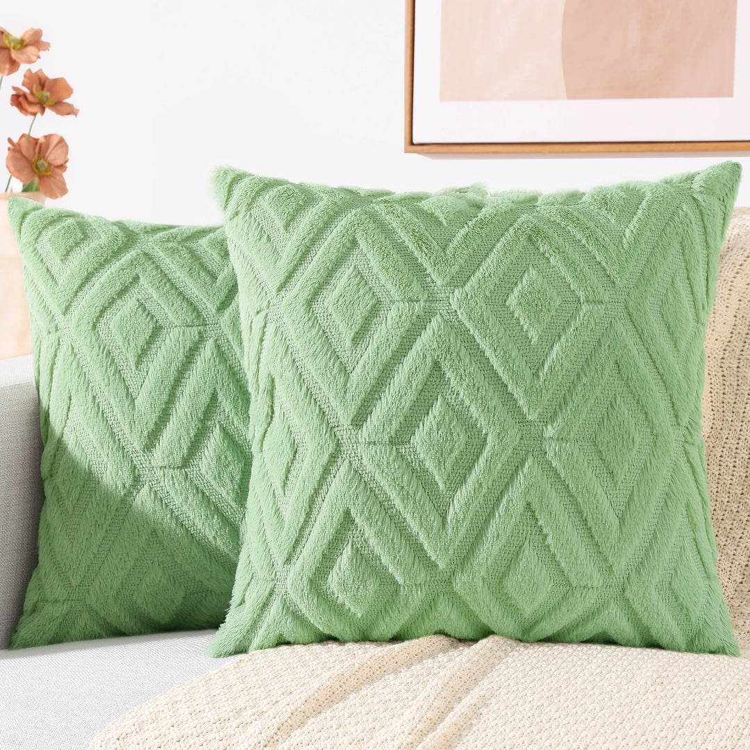 Velura Diamond Knit Cushion Cover