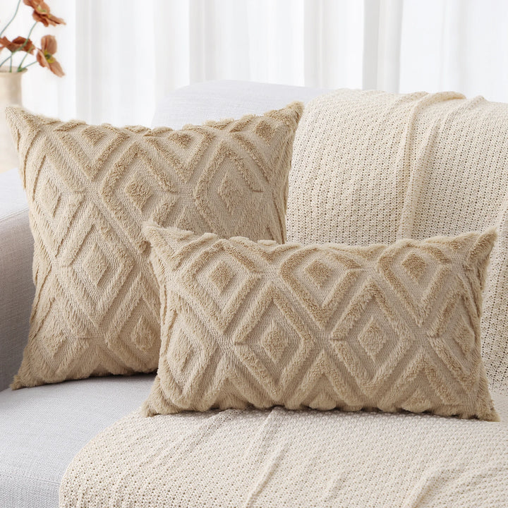 Velura Diamond Knit Cushion Cover