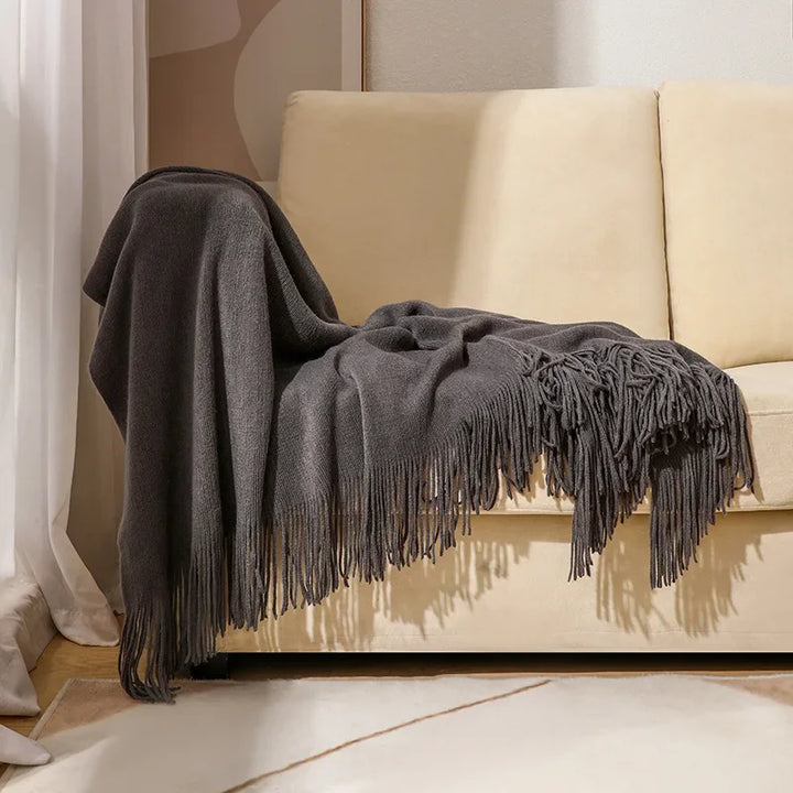 Cascade Fringe Throw