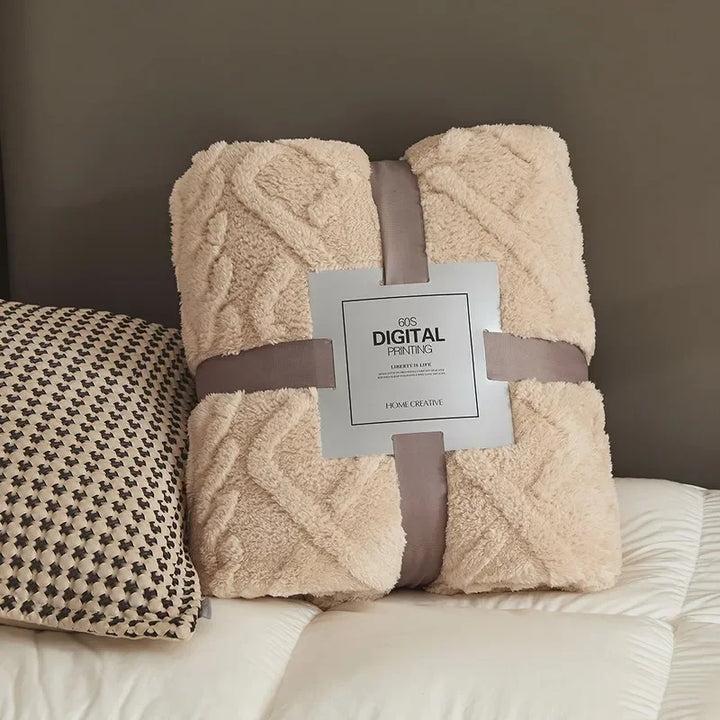 Lattice Plush Throw