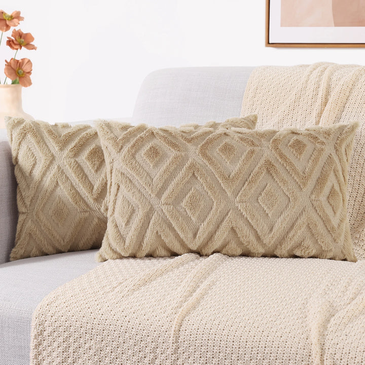 Velura Diamond Knit Cushion Cover
