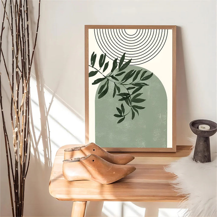 Verdant Forms Modern Botanical