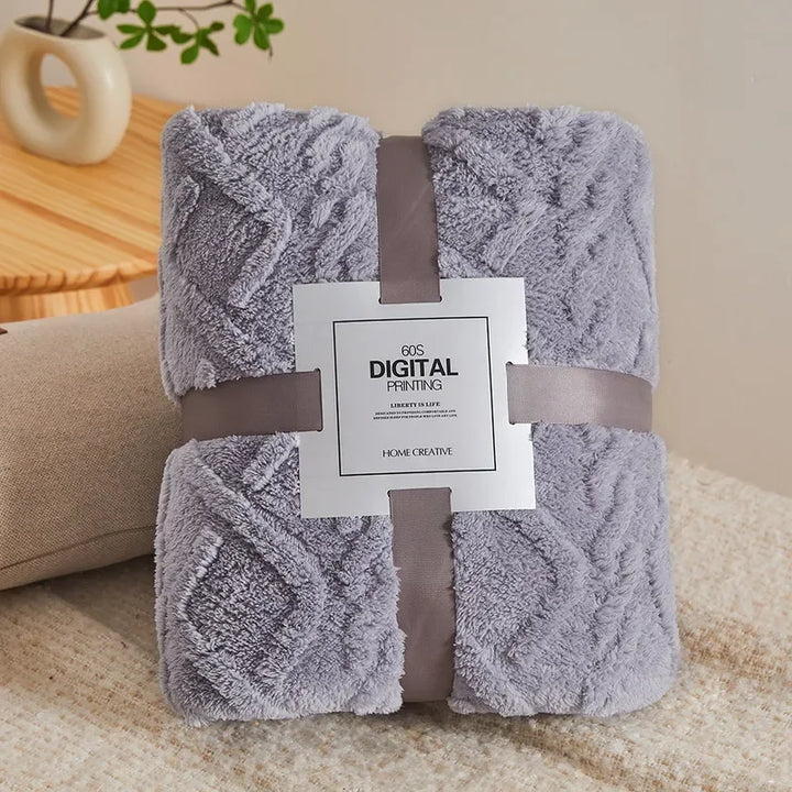 Lattice Plush Throw