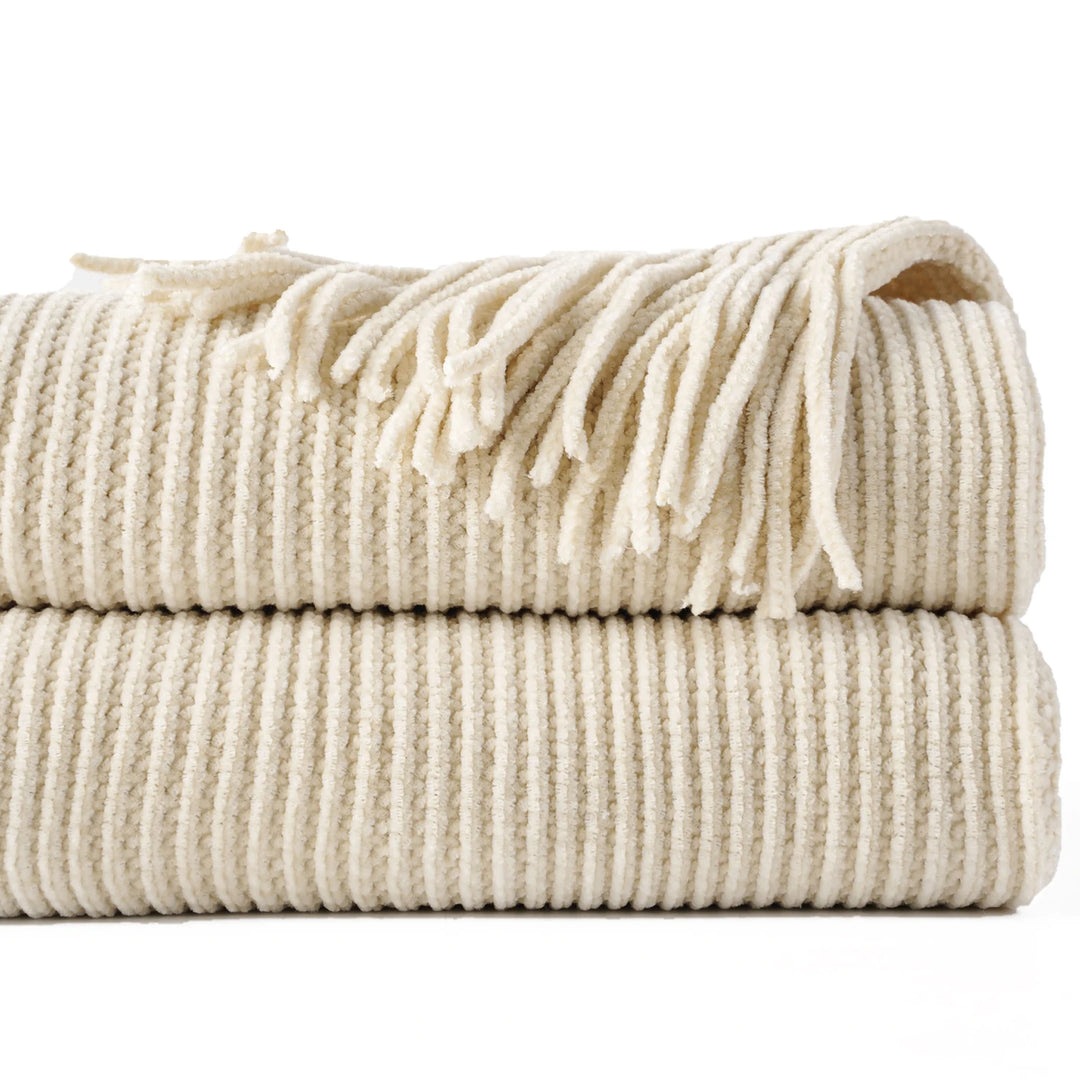 Channel Chenille Throw