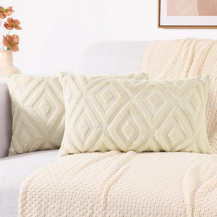 Velura Diamond Knit Cushion Cover