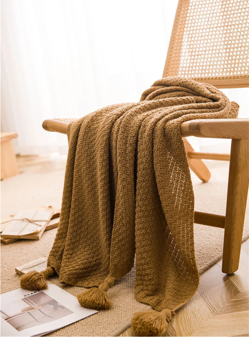 Cocoon Waffle Throw