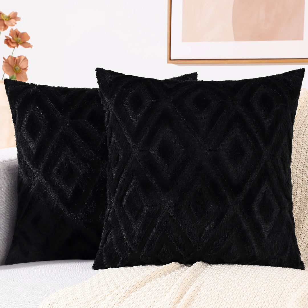 Velura Diamond Knit Cushion Cover