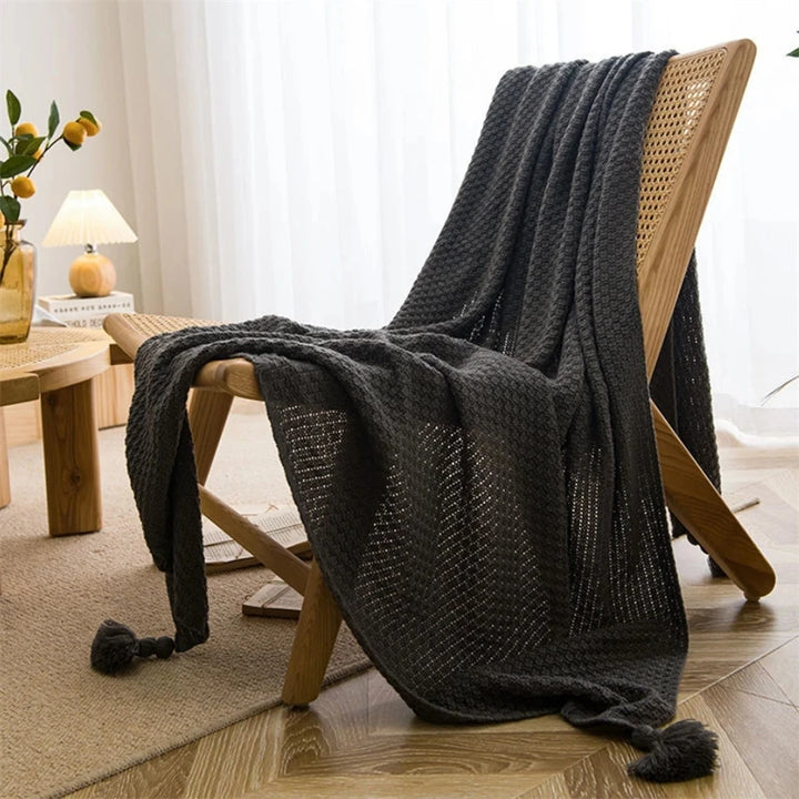 Cocoon Waffle Throw