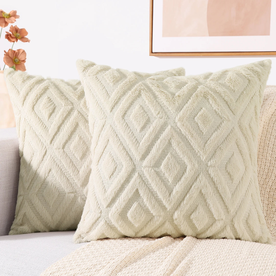 Velura Diamond Knit Cushion Cover