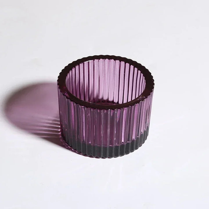 Tinted Ribbed Votives