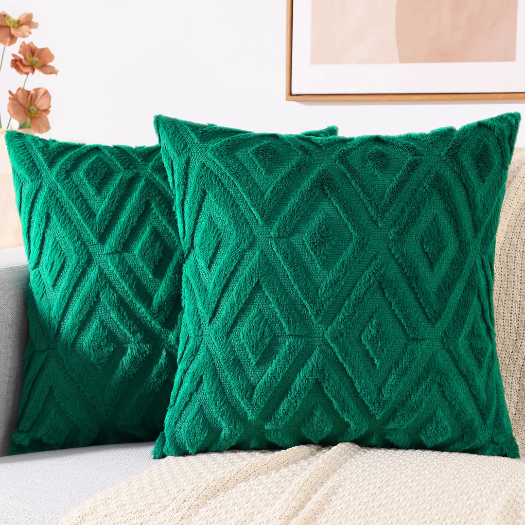 Velura Diamond Knit Cushion Cover