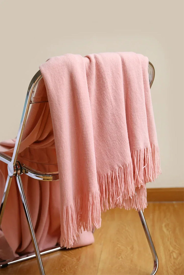 Cascade Fringe Throw