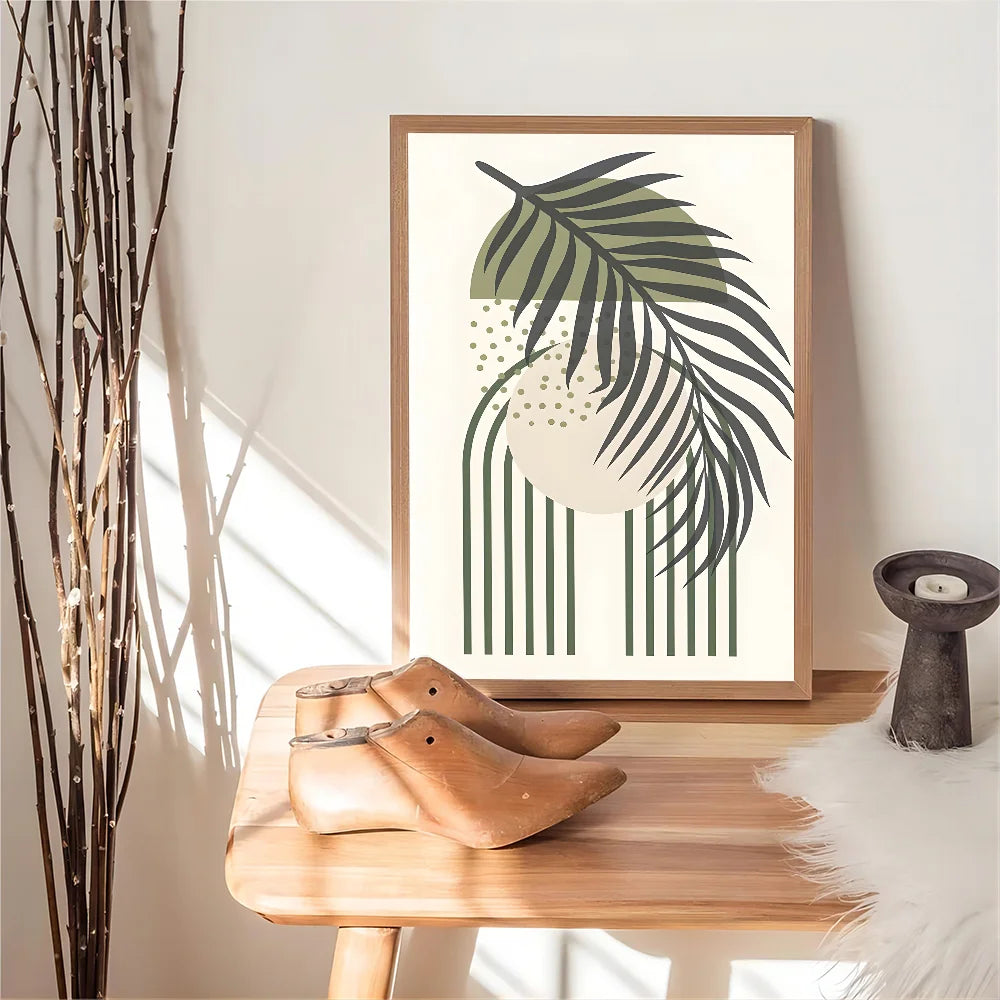 Verdant Forms Modern Botanical