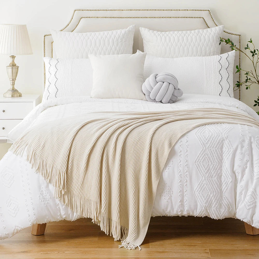 Channel Chenille Throw