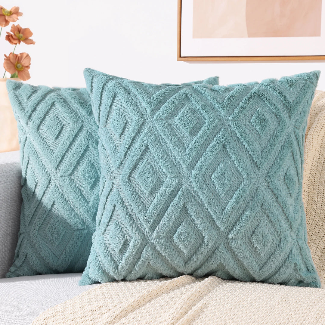 Velura Diamond Knit Cushion Cover