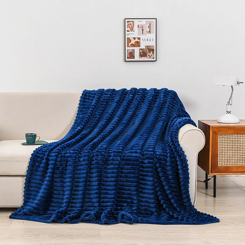 Ripple Plush Throw