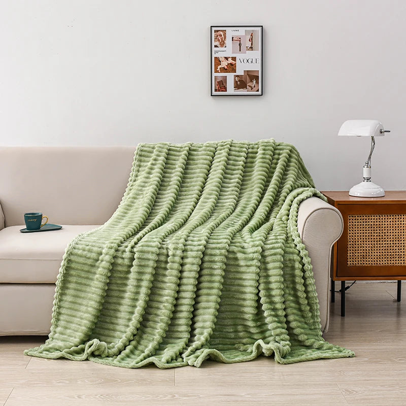 Ripple Plush Throw