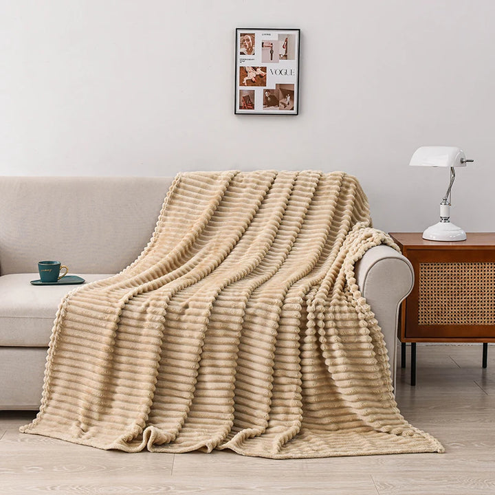 Ripple Plush Throw