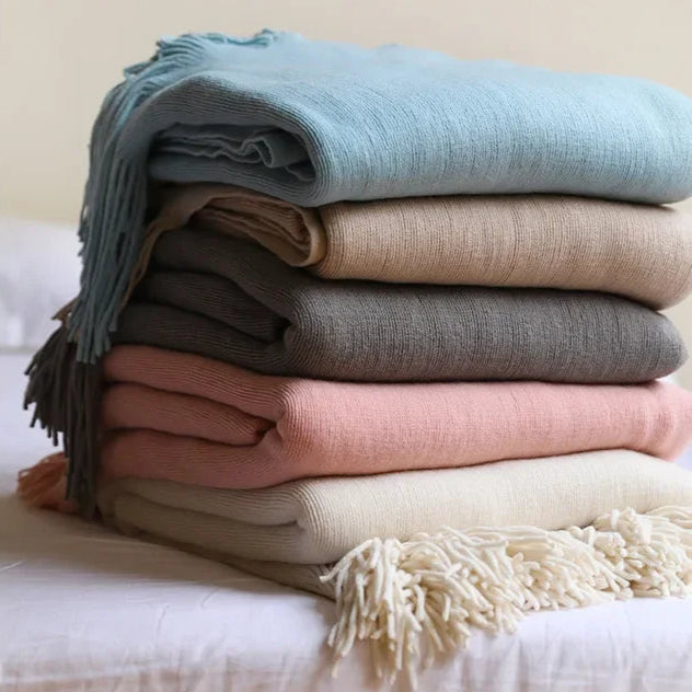 Cascade Fringe Throw