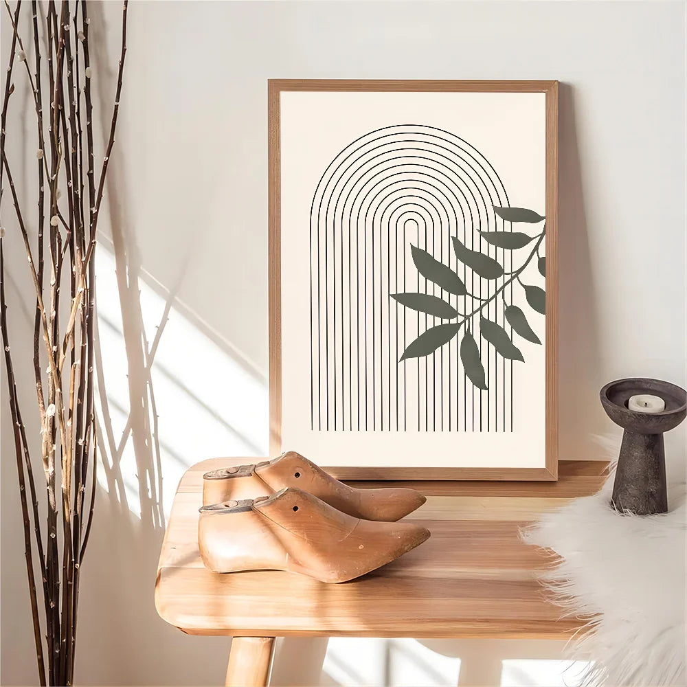 Verdant Forms Modern Botanical