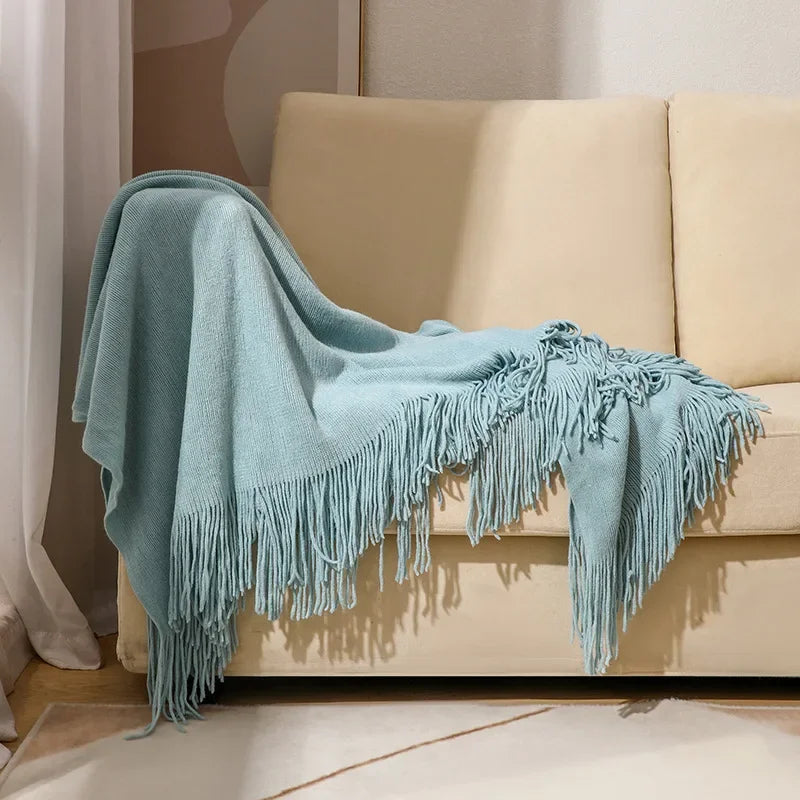 Cascade Fringe Throw