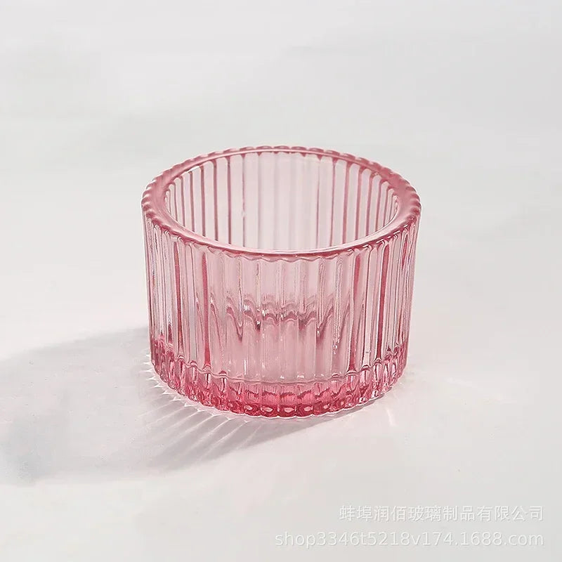 Tinted Ribbed Votives