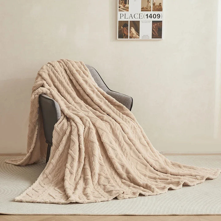 Lattice Plush Throw