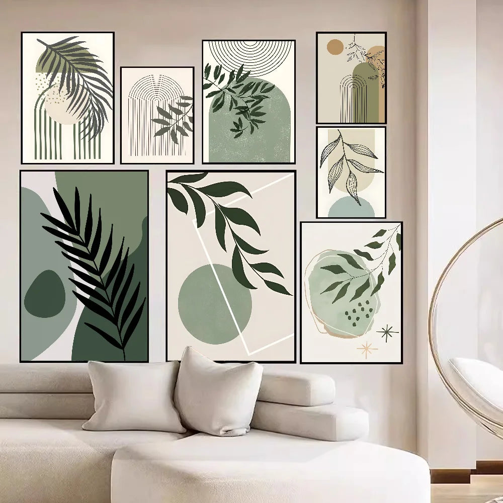 Verdant Forms Modern Botanical