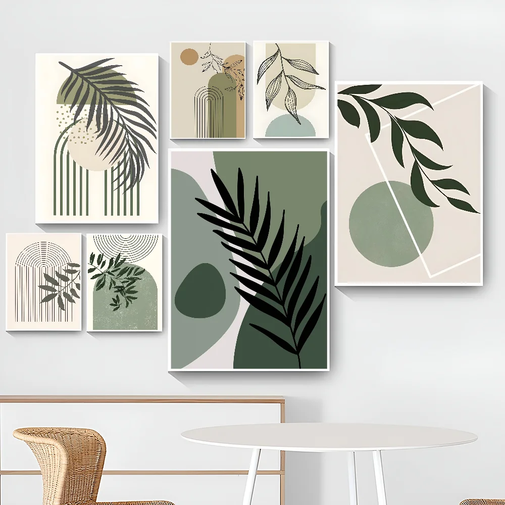 Verdant Forms Modern Botanical