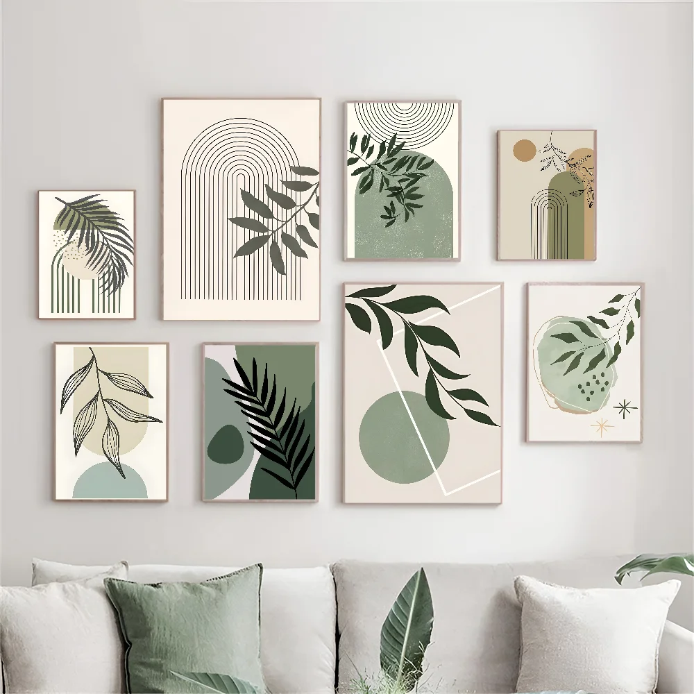 Verdant Forms Modern Botanical