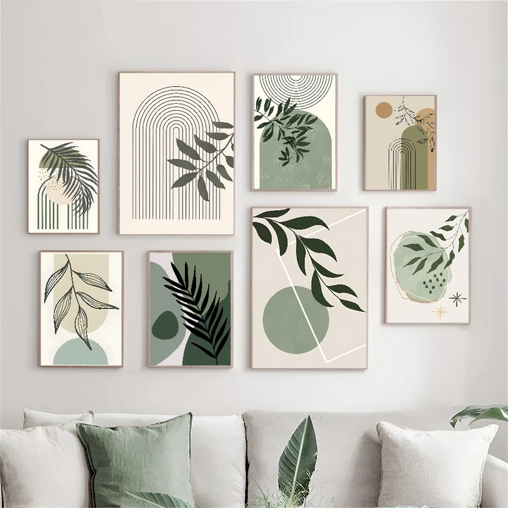 Verdant Forms Modern Botanical