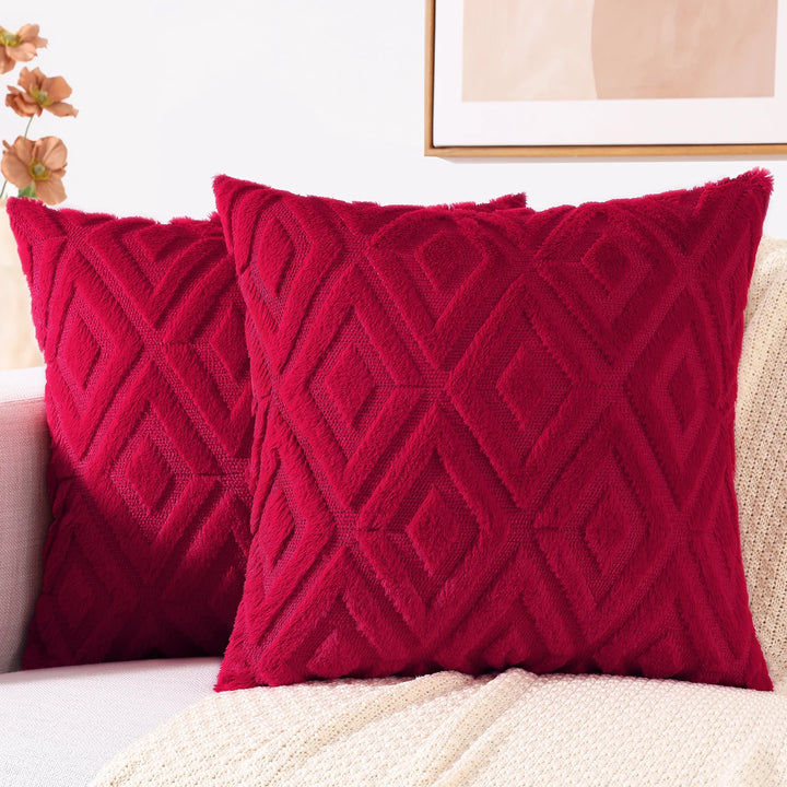 Velura Diamond Knit Cushion Cover