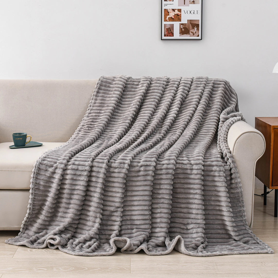 Ripple Plush Throw