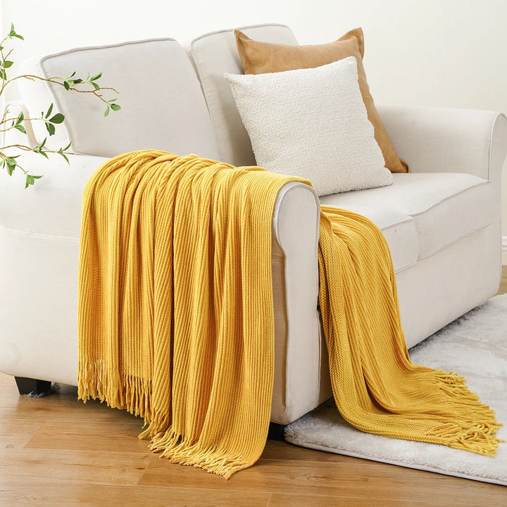Channel Chenille Throw
