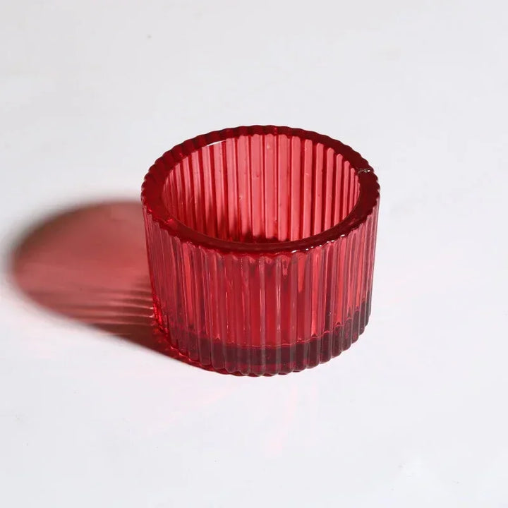 Tinted Ribbed Votives