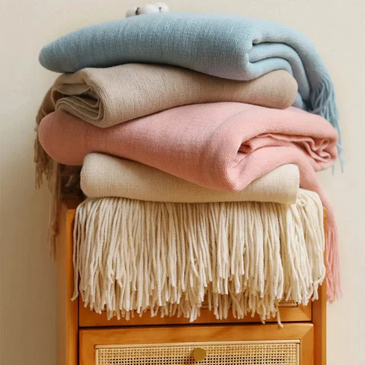 Cascade Fringe Throw