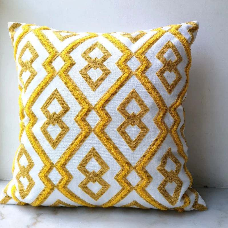 Solara Embroidered Cushion Cover