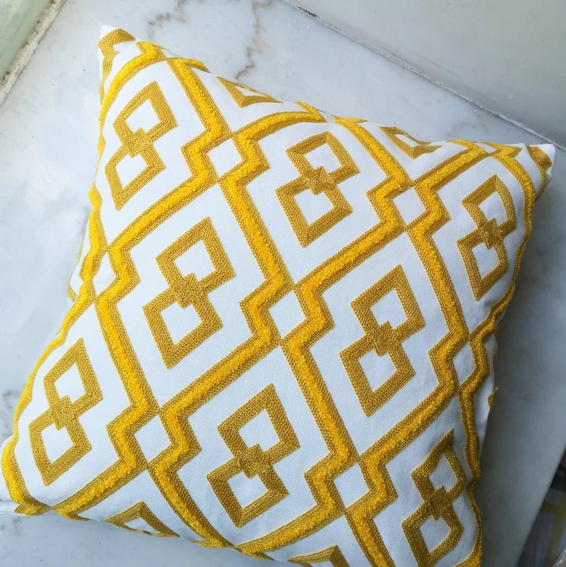 Solara Embroidered Cushion Cover