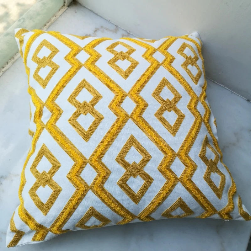 Solara Embroidered Cushion Cover