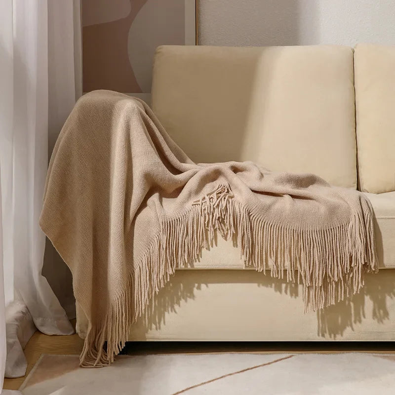 Cascade Fringe Throw