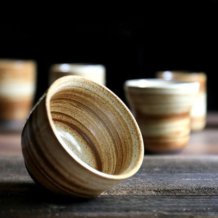 Hand-Thrown Stoneware Cup