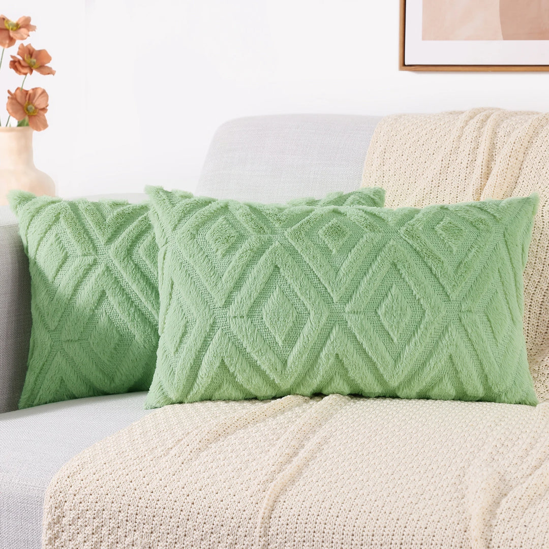 Velura Diamond Knit Cushion Cover