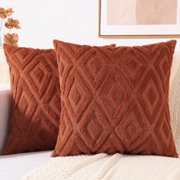 Velura Diamond Knit Cushion Cover