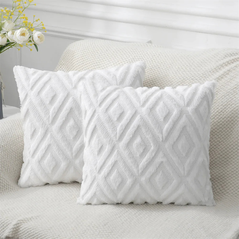 Velura Diamond Knit Cushion Cover