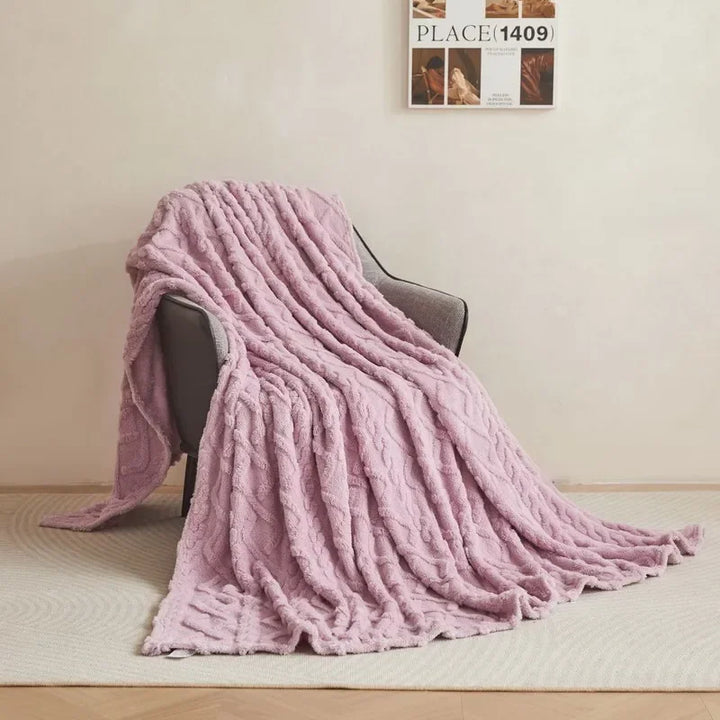 Lattice Plush Throw