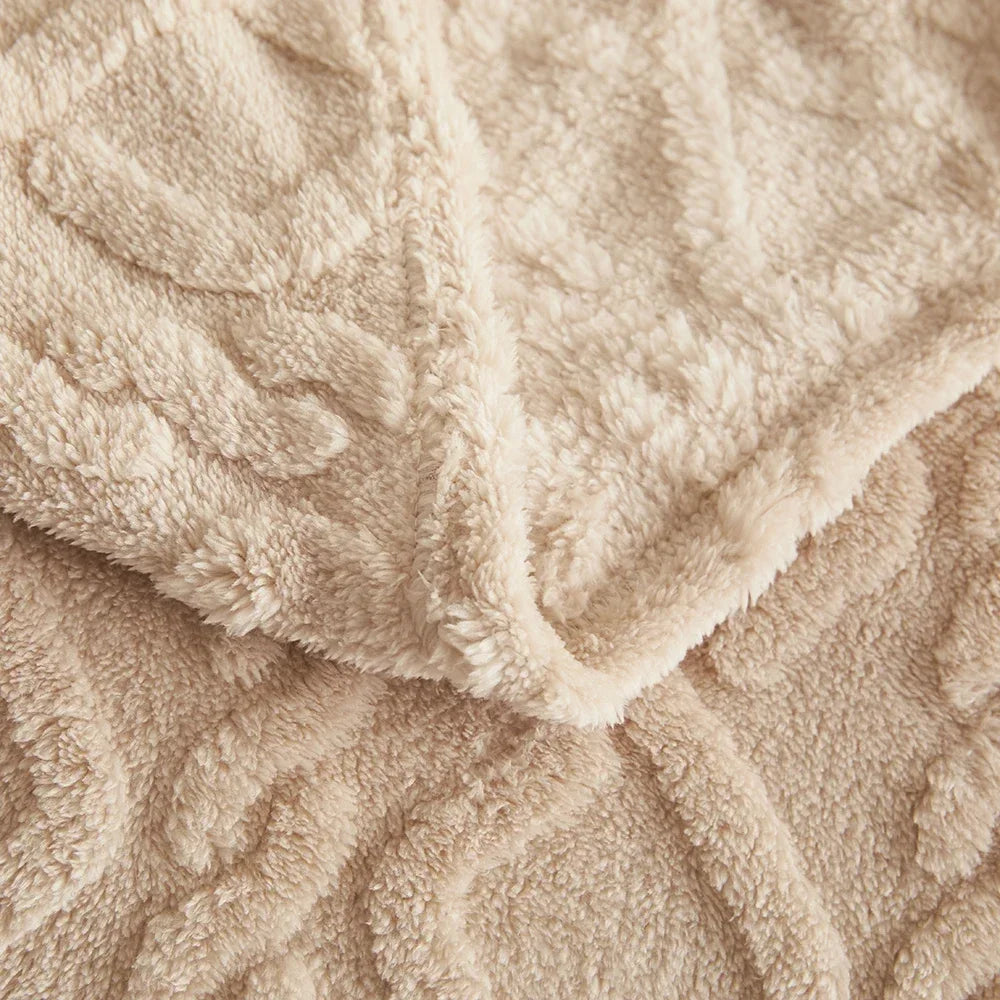 Lattice Plush Throw